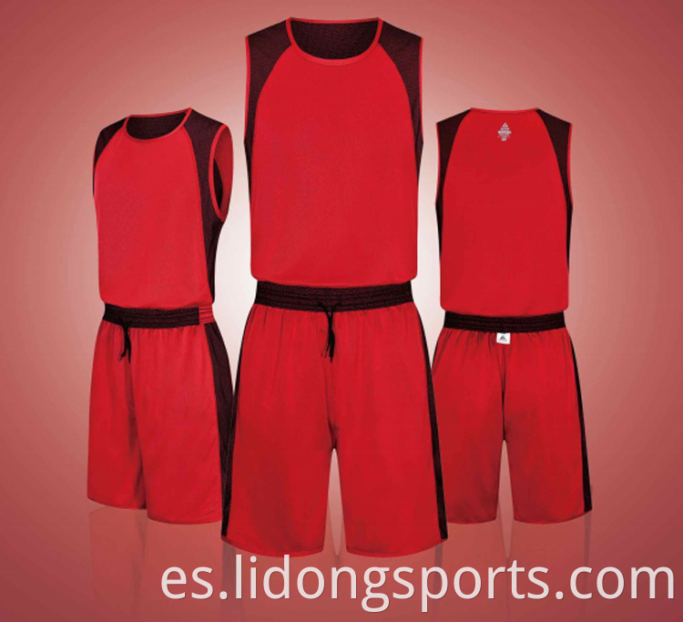 Hombres personalizados ropa activa de impresión personalizada Mesh Baloncesto Jersey Uniforme Sublimación Jersey de baloncesto reversible